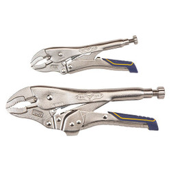 Irwin Locking Pliers Set,2 pcs.,3/8" W Jaw IRHT82590