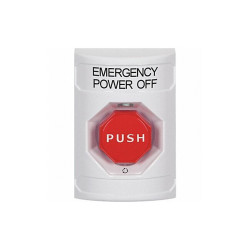 Emergency Power Off Push Button,3-1/4" W