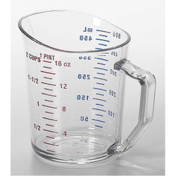 Cambro Measuring Cup,Clear,Plastic,PK12 CA50MCCW135