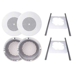 Speco Technologies In-Ceiling Speaker Kit,13inLx3-1/2inH,PR  G86KITPRC