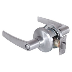 Dormakaba Lever Lockset,Mechanical,Privacy,Grade 2 QTL240A626SA118F