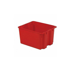 Lewisbins Stk and Nest Ctr,Red,Solid,Polyethylene SN2117-12 Red