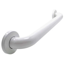 Wingits Grab Bar,SS,Painted,18 in L WGB6YS18WH