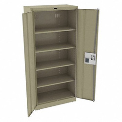 Tennsco Storage Cabinet,78"x36"x18",Sand,4Shlv 7818ELSD