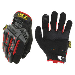 Mechanix Wear Mechanics Gloves,Black/Red,9,PR MPT-52-009