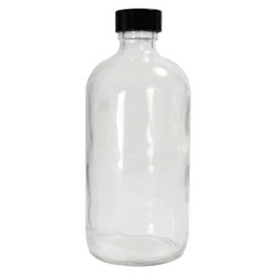 Qorpak Bottle,210 mm H,Clear,94 mm Dia,PK12 GLC-01228