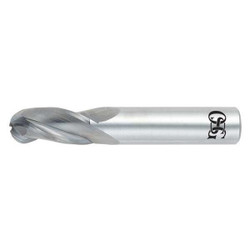 Osg Ball End Mill, 0.375 in, Carbide 403-3750-BN