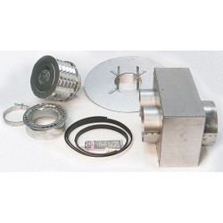 Dayton Venting,Surface Mount,Steel 5ZJU1