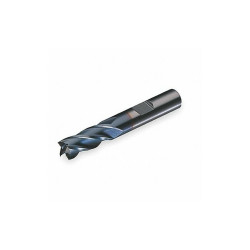 Cleveland Sq. End Mill,Single End,Cobalt,1/2"  C32634