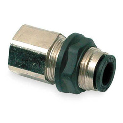 Legris Female Bulkhead Connector,3/8In OD,PK10 3036 60 18