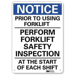 Lyle Notice Sign,10 inx7 in,Plastic U5-1467-NP_7X10