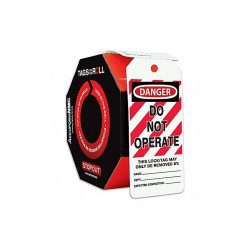 Accuform Danger Tag By The Roll,6-1/4X3,PK250 TAR470