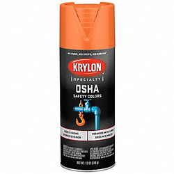 Krylon Spray Paint,Safety Orange,Gloss K02410777