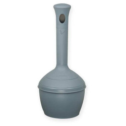 Justrite Cigarette Receptacle,4 gal.,Gray 268501