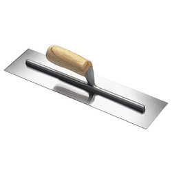 Westward Square-End Trowel,14inL,4inW,CarbonSteel 13A737
