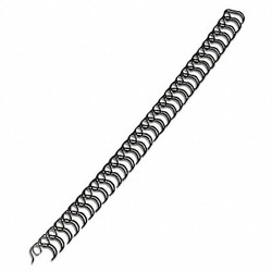 Sircle Binding Spines,Wire,3/8in,Black,PK100 9003831B