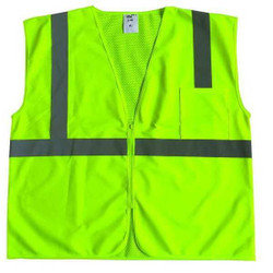 Condor U-Block Vest, Class2 Yellow/Grn, M 53YK92