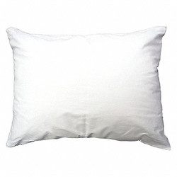 R & R Textile Pillow, Standard ,27x21 In., White X11300