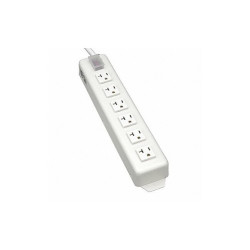 Tripp Lite Outlet Strip,6 Outlet,20A,13-3/4" L,Wht TLM615NC20