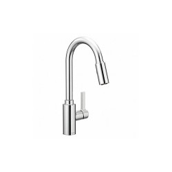 Genta Gooseneck,Chrome,Moen,Gena,Brass,1.5gpm 7882