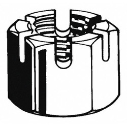 Sim Supply CstlNt,Pln,Stl,Grd5,1-3/8"-12,2 1/16in,1  U12025.137.0001