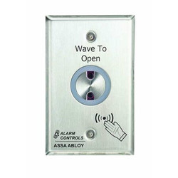 Alarm Controls Exit Motion Sensor,Single Gang,Silver NTS-1