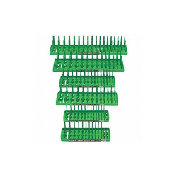 Hansen Socket Tray Set,Green,Plastic 92014