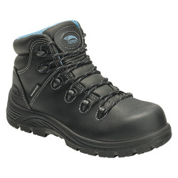 Avenger Safety Footwear 6-Inch Work Boot,M,7 1/2,Black,PR A7127
