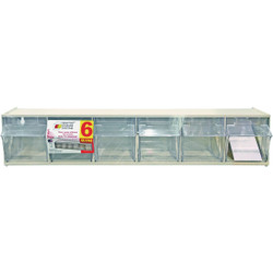 Quantum Storage Medium Gray Storage Tip Out Parts Bin RQTB306GY