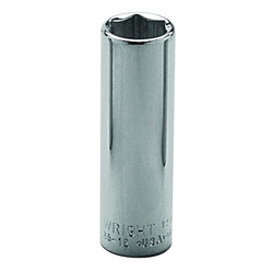 3/8" Dr. Deep Sockets, 3/8 in Drive, 10 mm, 6 Points