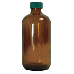 Qorpak Bottle,112 mm H,Amber,48 mm Dia,PK24 GLC-01928