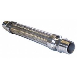 Hose Master Flexible Metal Hose,1-1/4"I.D.12" GM125SHM120