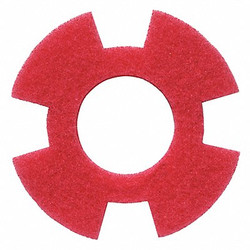 I-Mop Cleaning Pad,10 5/8 in Dia,Red,PK10 1237718