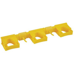 Vikan Tool Wall Bracket,16 1/2 in L,Yellow 10116