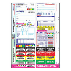 Disaster Management Systems All Risk Triage Tags,PK50 DMS 05006