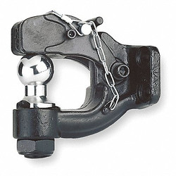 Reese Pintle Hook and Ball,Steel,7 in 7411620