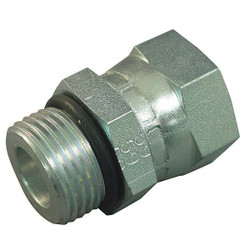 Eaton Aeroquip Hose Adapter,3/8",ORB,1/2",JIC 2266-6-8S