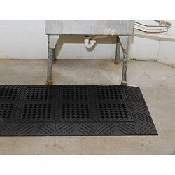 Notrax Drainage Mat,Black,2 ft. 6"x5 ft. 620S3060BL
