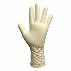 Condor Disposable Gloves,Rubber Latex,XL,PK100 53CV57