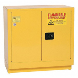 Eagle Mfg Flammable Safety Cabinet,22 Gal.,Yellow 1971X