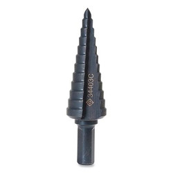 Kwik Stepper Cobalt Step Bit, 3/16 in to 7/8 in Cutting dia, 12 Steps