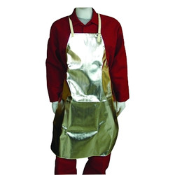Aluminized Fabric Aprons, 24 in X 36 in, Aluminized Rayon