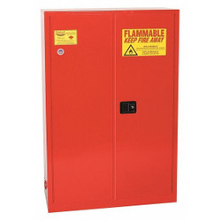 Eagle Mfg HazmatStorageCabinet,Red,Steel PI4510X