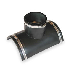 Manufacturer Varies Flexible Tap Saddle Tee,PVC,8" Pipe Size TST-6