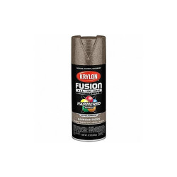 Krylon Hammered Spray Paint,Brown,12 oz. K02783007