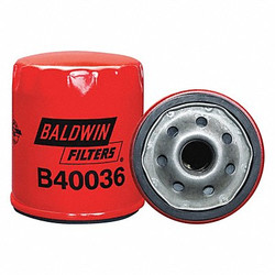 Baldwin Filters Spin-On,3/4" Thread ,2-51/64" L  B40036