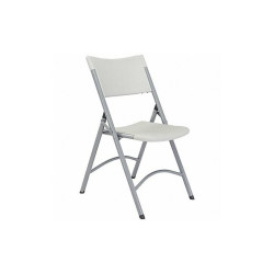 National Public Seating Folding Chair,Plastic,Gray,PK4  602