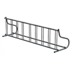 Madrax Bike Rack,Silver Color,9 Cap.,32" W QS-GR116-G