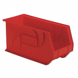 Lewisbins Hang and Stack Bin,Red,PP,9 in PB1808-9 Red