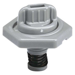 Trico Breather Vent,HDPE/PVC,1.50 in. H,Gray  24017